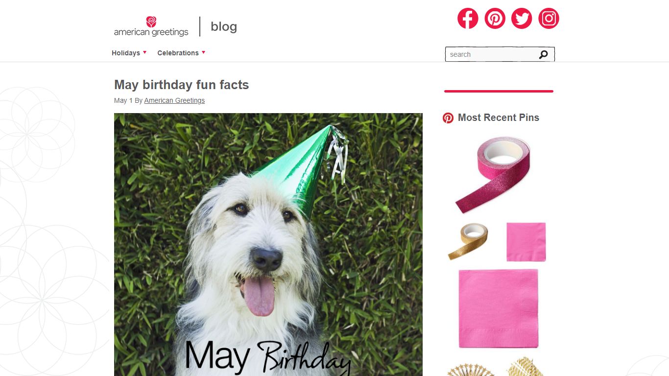 May Birthday Fun Facts - American Greetings Blog