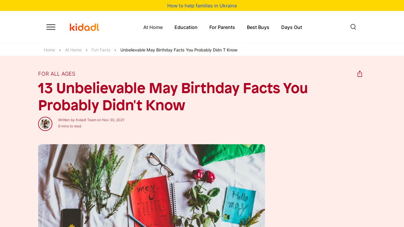 13 Unbelievable May Birthday Facts You Probably Didn't Know - Kidadl